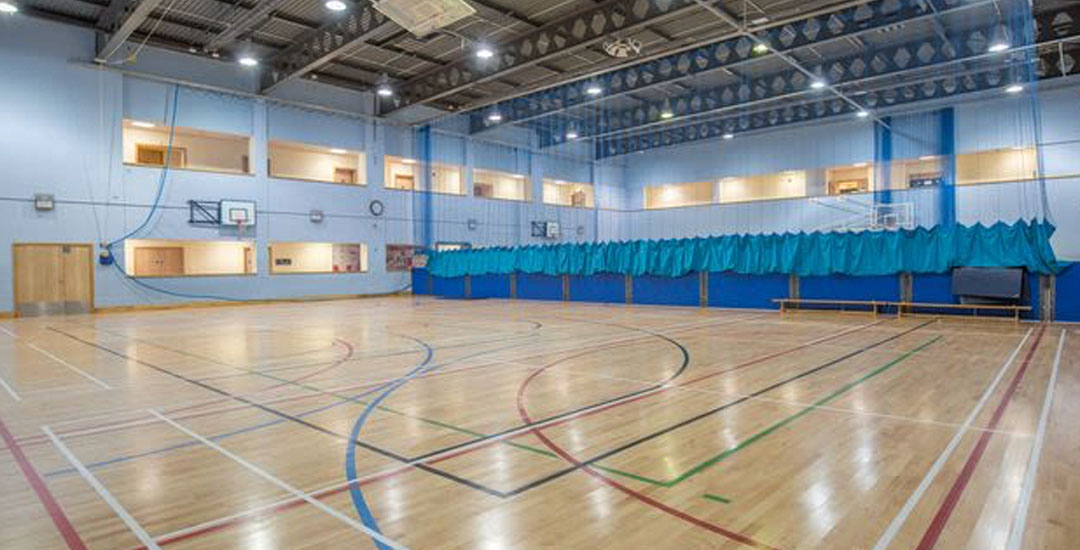 An open sports hall